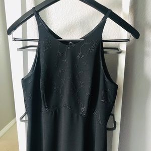 Black formal floor length gown